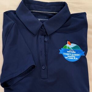 Under Armour Navy Blue Short Sleeve Polo